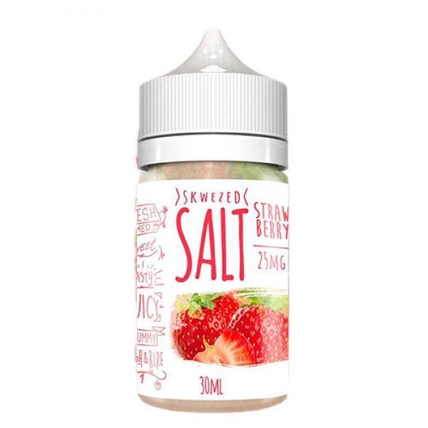 Strawberry 30ml Nic Salt Vape Juice - Skwezed