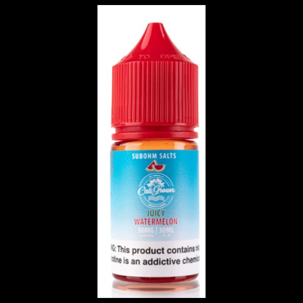 Juicy Watermelon 30ml Nic Salt Vape Juice - California Grown