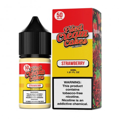 Fried Cream Cakes Strawberry 30ml Nic Salt Vape Juice