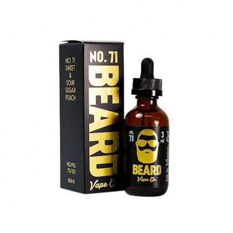 Beard Vape Co No. 71 - Sweet & Sour Sugar Peach (60ml)