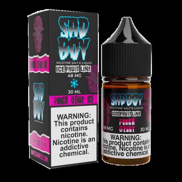 Sadboy Salts Punch Berry Ice 30ml Nic Salt Vape Juice