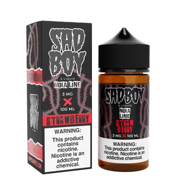 Sadboy Strawberry Nola 100ml Vape Juice