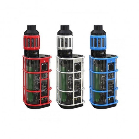 Wismec Exo Skeleton Full Kit - ES300 Mod with KAGE Atomizer (2.8mL Version)