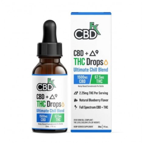 CBDfx Delta 9 + CBD Ultimate Chill Blend Tincture