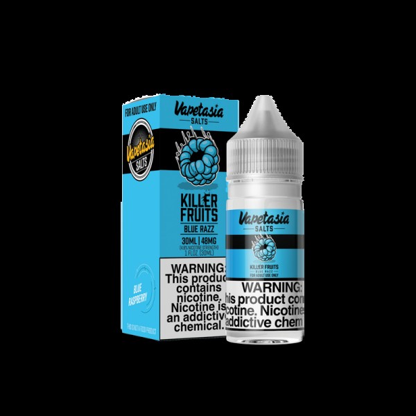 Vapetasia Salts Killer Fruits Blue Razz 30ml Nic Salt Vape Juice