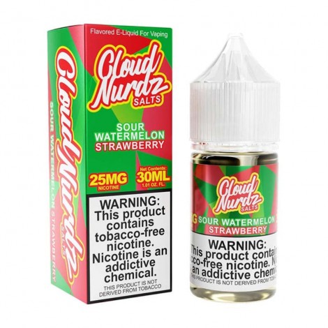 Sour Watermelon Strawberry 30ml TF Vape Juice - Cloud Nurdz