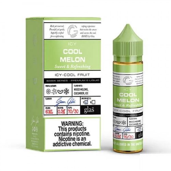 GLAS Basix Icy Cool Melon 60ml Vape Juice