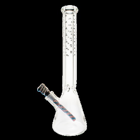 MAV Glass Bats All Over x WigWag 18" Beaker Bong