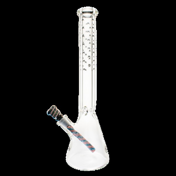 MAV Glass Bats All Over x WigWag 18" Beaker Bong