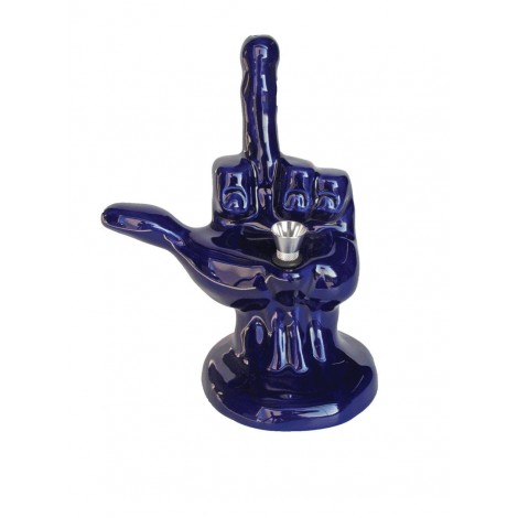 JM Waterpipes Ceramic Middle Finger Bong Default Title