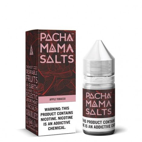 Pachamama Salts Apple Tobacco 30ml Nic Salt Vape Juice