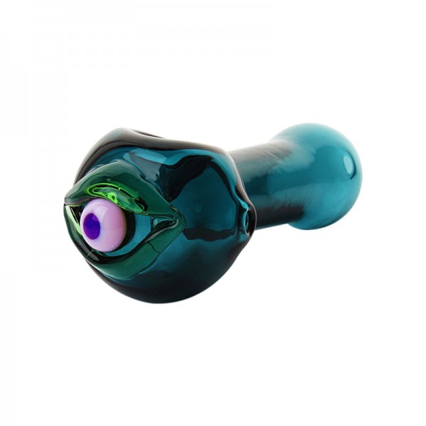 Bjorn Jorgøn Blue 3D Eyeball Hand Pipe