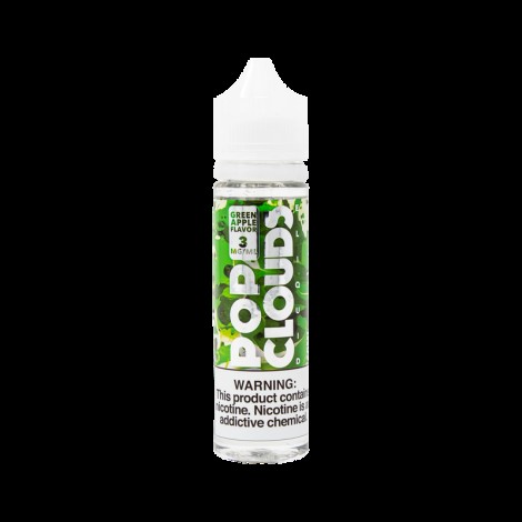 Pop Clouds Green Apple 60ml Vape Juice