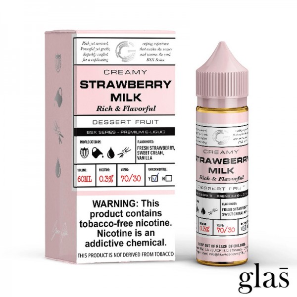 GLAS BSX Series Strawberry Milk 60ml ...