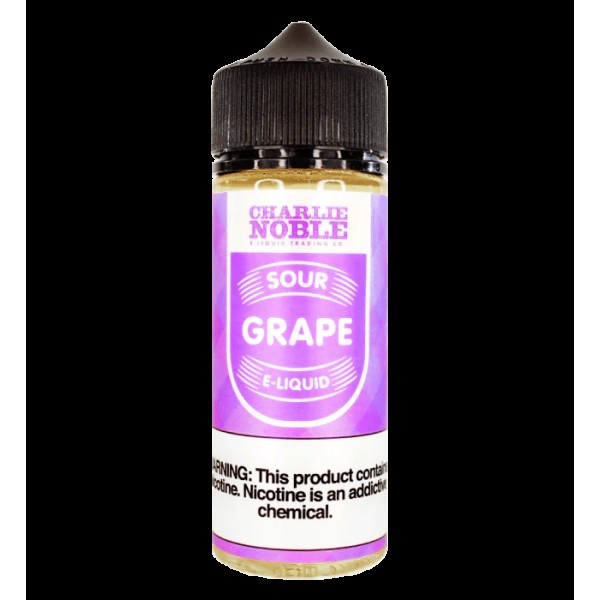 Charlie Noble Sour Grape 120ml Vape ...