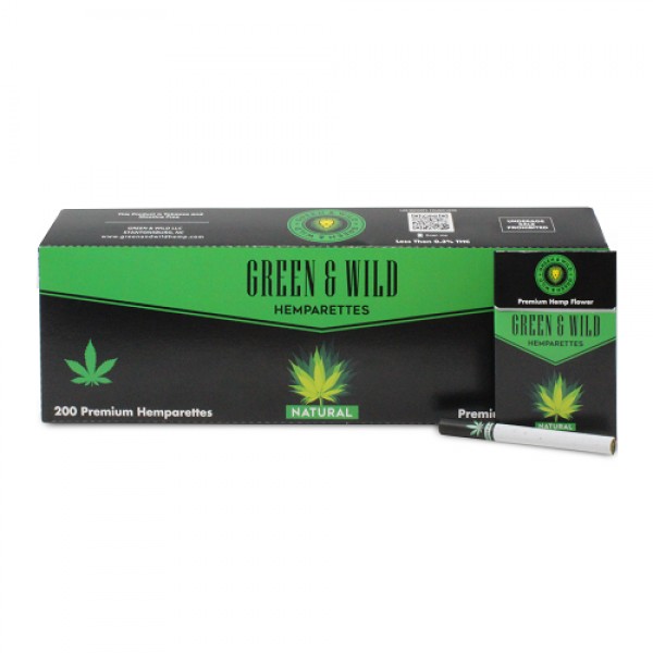 Green & Wild Premium Hemparettes Carton