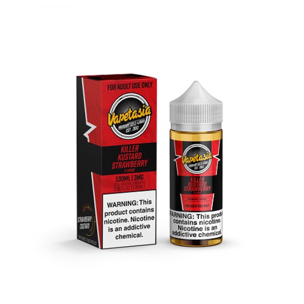 Vapetasia Killer Kustard Strawberry 100ml Vape Juice