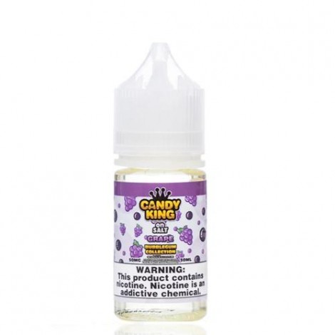 Candy King Bubblegum Salt Grape 30ml Nic Salt Vape Juice