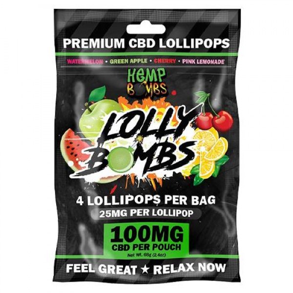 Hemp Bombs LollyBombs CBD Lollipops